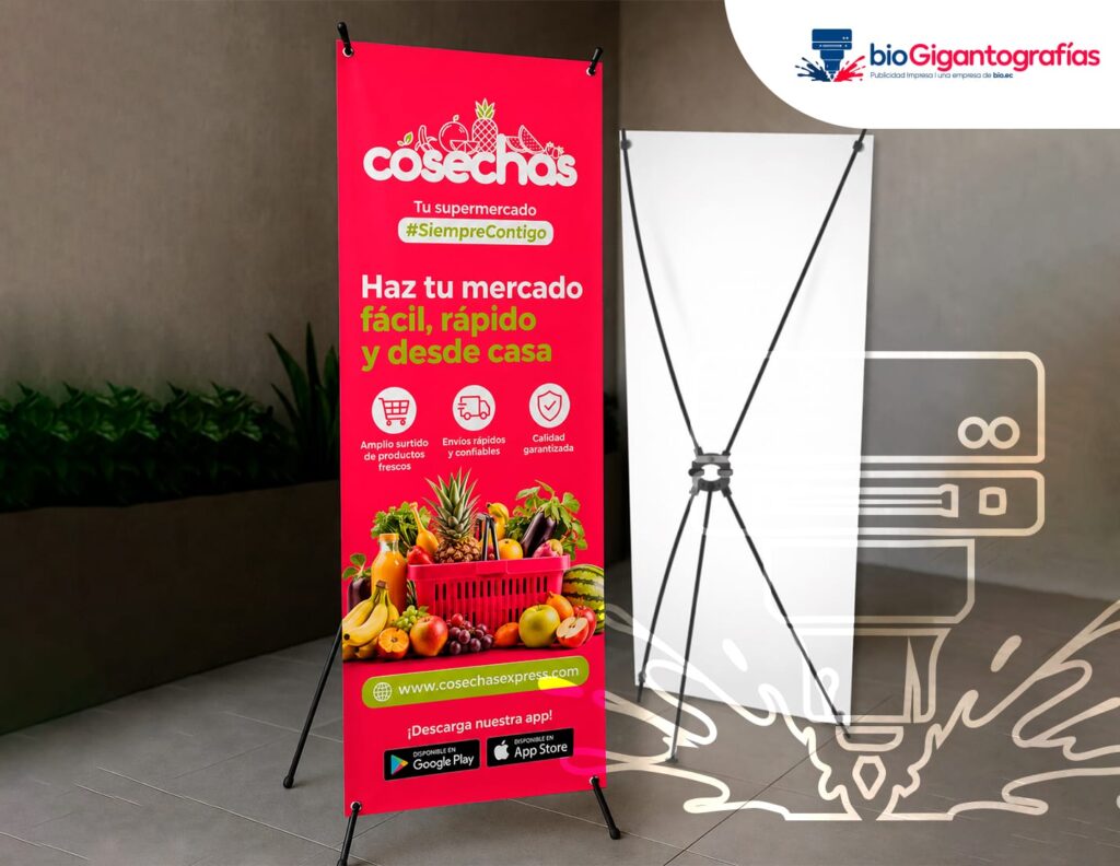 banners publicitarios Quito para eventos y puntos de venta